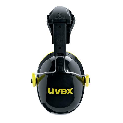 Kapselgehörschutz uvex K2H 2600202 schwarz, gelb SNR 30 dB Größe S, M, L