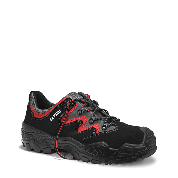 ELTEN Sicherheitshalbschuh MICK black-red Low ESD S2