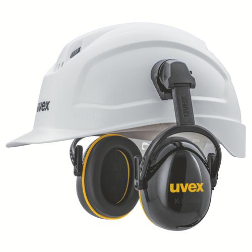 Kapselgehörschutz uvex Helm Gehörschutzkapsel K20H 2630220 schwarz, gelb SNR 30 