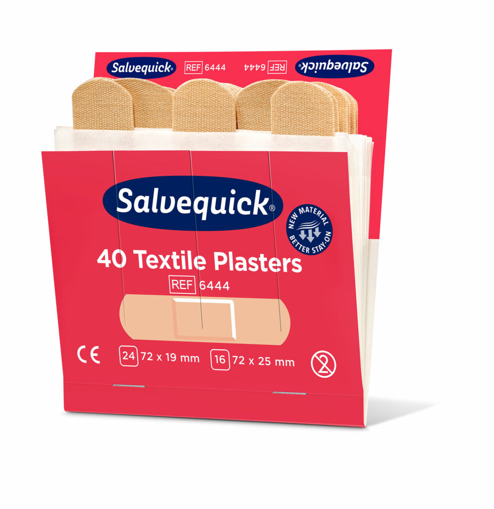 SALVEQUICK 6444 PFLASTER ELASTISCH 6 NACHFÜLLUNGEN FÜR PFLASTERBOX