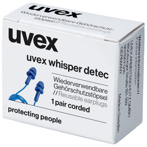 Gehörschutzstöpsel uvex whisper 2111261 blau SNR 23 dB Größe S