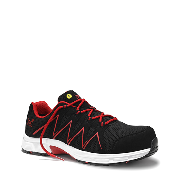 JORI Sicherheitshalbschuh jo_SPEEDY black-red Low ESD S1P 12141