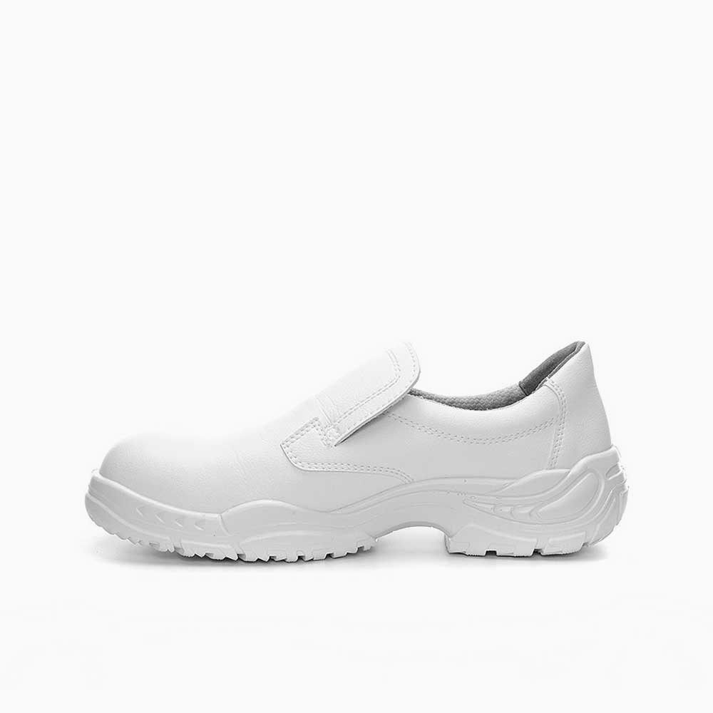 ELTEN Sicherheitshalbschuh WHITE Slipper Low ESD S2