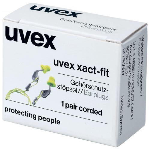 Gehörschutzstöpsel uvex xact-fit 2124001 grün SNR 26 dB Größe M