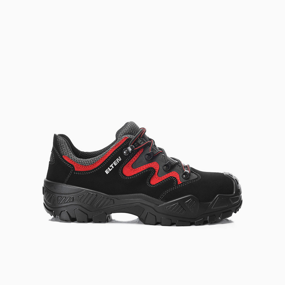 ELTEN Sicherheitshalbschuh MICK black-red Low ESD S2