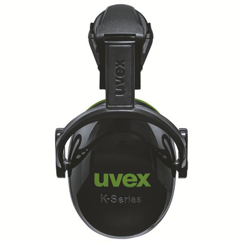 Kapselgehörschutz uvex Helm Gehörschutzkapsel K10H 2630210 schwarz, grün SNR 28 